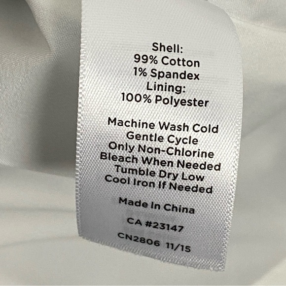 Talbots Pencil Skirt Sz 6 Petite Black and White Geometric Mini - Picture 8 of 11